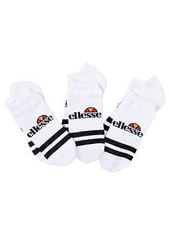Ellesse Pack of 3 Logo Print Sports Socks