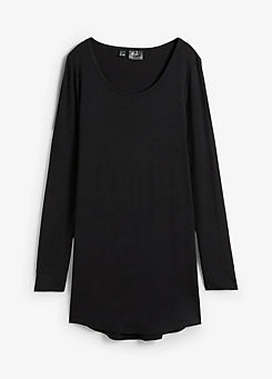 ladies black tunic top