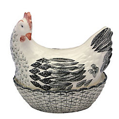 Fairmont & Main Charlotte Hen Egg Ceramic Storage
