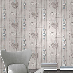 Fine Decor Love your Home Wallpaper