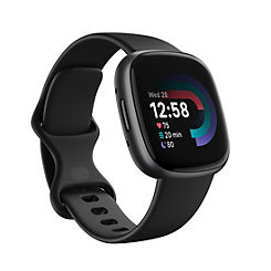 Fitbit Versa 4 Black & Graphite Smartwatch