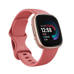 Fitbit Versa 4 Pink Sand & Copper Rose Smartwatch