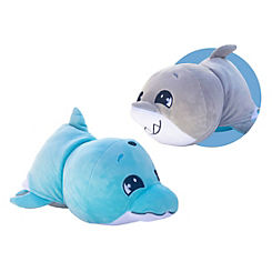 FlipaZoo Mushmillows: Shark & Dolphin - 15 Ins