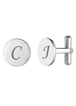 For You Collection Gent’s 16 mm Personalised Round Cuff Links