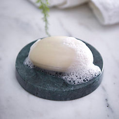 Freemans Green Marble Soap Dish