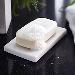 Freemans White Marble Soap Dish