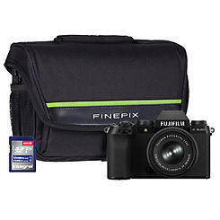 Fujifilm X-S20 Mirrorless Digital Camera Kit inc XC15-45mm Lens, System Bag & 64GB SD Card - Black
