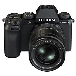 Fujifilm X-S20 Mirrorless Digital Camera with XF18-55mm F2.8-4 R LM OIS Lens - Black