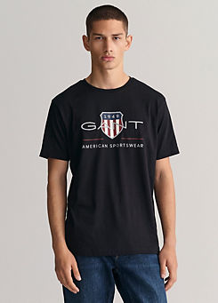 Gant Round Neck Short Sleeve T-Shirt
