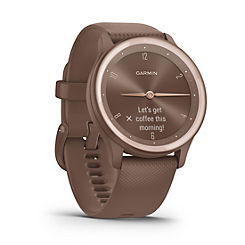 Garmin Vivomove Sport Fitness Tracking Smart Watch - Brown