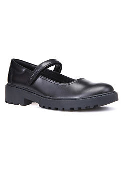 Geox Kids Black Casey Touch Fastening Shoes