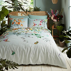 Graham & Brown Ethereal Flora 100% Cotton Sateen 220 Thread Count Duvet Cover Set