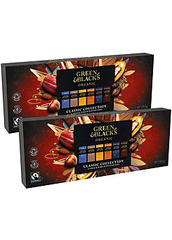 Green & Blacks Organic Pack of 2 Classic Collection 180g