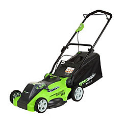 Greenworks 40V Li-Ion Cordless 40 cm Lawnmower With Battery & Charger