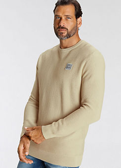 H.I.S Knitted Crew Neck Jumper