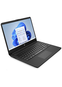 HP 14s - 14 ins Laptop - Intel® Celeron®, 128 GB eMMC, Black - Office 365 Pre-installed