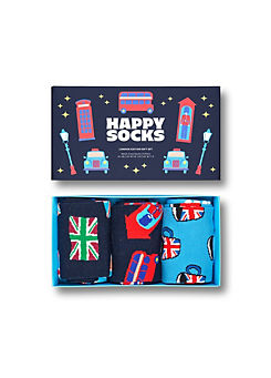 Happy Socks Mens London Edition Best Of British Gift Box