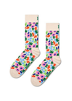Happy Socks Womens Flower Socks
