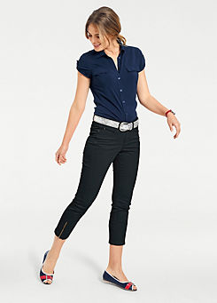 Heine Slim Fit Cropped Length Trousers