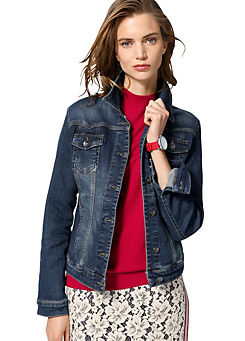 monsoon red denim jacket