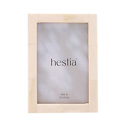 Hestia Natural White Bone Photo Frame 4x6 Inch