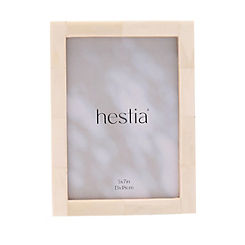 Hestia Natural White Bone Photo Frame 5x7 Inch