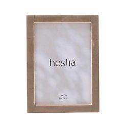 Hestia Thin Grey Stained Bone Photo Frame 5x7 Inch