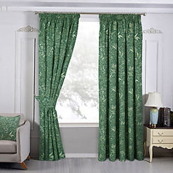 Home Curtains Darcy Pair of Lined Pencil Pleat Curtains