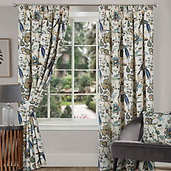Home Curtains Kensington Pair of Pencil Pleat Lined Curtains