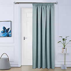 Home Curtains Woolacombe Thermal Lined Pencil Pleat Door Curtain