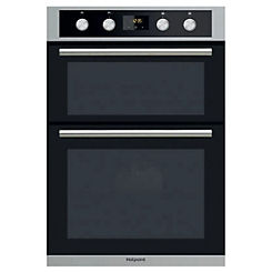 Hotpoint Built-in Electric Double Oven DD2844CIX - Stainless Steel & Black