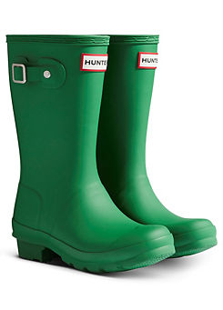 Hunter Big Kids Green Original Boots