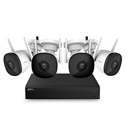 IMOU Wireless Security Camera System 4-Channel 1TB Wi-Fi NVR with 4 Bullet 2 Cameras