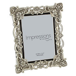 Impressions Antique Silver 5 x 7 inch Photo Frame