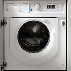 Indesit 7KG 1200 Spin Integrated Washing Machine BIWMIL71252UKN
