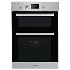 Indesit Built-in Electric Double Oven IDD6340IX - Stainless Steel