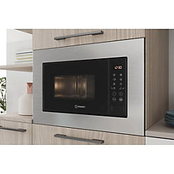 Indesit MWI 120 GX UK Built-In Microwave with Grill