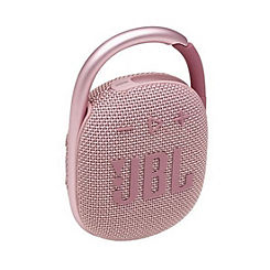 JBL Clip 4 Waterproof Portable Bluetooth Speaker - Pink