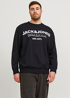 Jack & Jones Plus Size Logo Print Sweatshirt