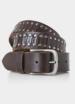 Joe Browns Boston Studded Leather Belt