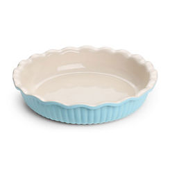 Jomafe Classic 2L Ceramic Fluted Pie Dish Duck Egg Blue