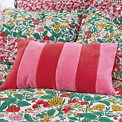 Joules Rainbow Floral Cushion