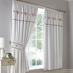 Kaleidoscope Aubrey Embroidered Lined Curtains