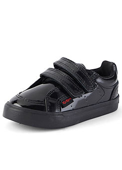 Kickers Infant Girls Tovni Twin Patent Leather Black