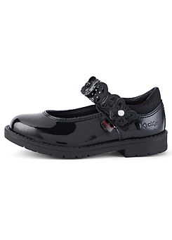Kickers Lachly Butterfly Patent Infant & Junior Mary-Jane Shoes