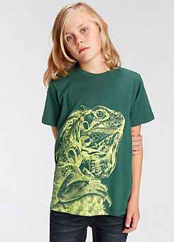 Kidsworld Lizard Print T-Shirt