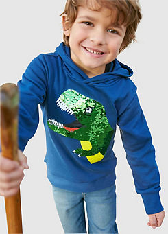 Kidsworld Reversible Sequin Dinosaur Hoodie