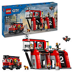 LEGO City Fire Station with Fire Engine Playset