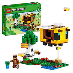LEGO® Minecraft The Bee Cottage Toy House with Animals