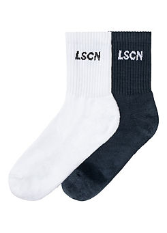 LSCN BY LASCANA Pack of 2 Tennis Socks